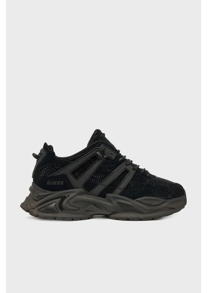 Belluna Taşlı Deri Karışımlı Kalın Taban Sneaker Ayakkabı FLPBLLSUE12 Bayan Ayakkabı Flpbll SUE12 Black