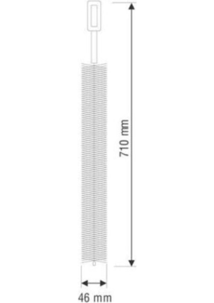 Motor Peteği - Kalorifer Peteği Temizleme Fırçası - Asorti (4604) modelleri