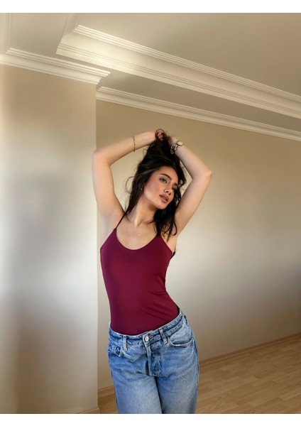 Bordo Zra Model Poliamid Ip Askı Bluz fiyatları
