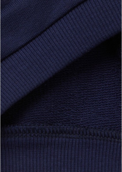 Bebek Önü Kulak Detaylı Omzu Düğmeli Bisiklet Yaka Sweatshirt fırsatları