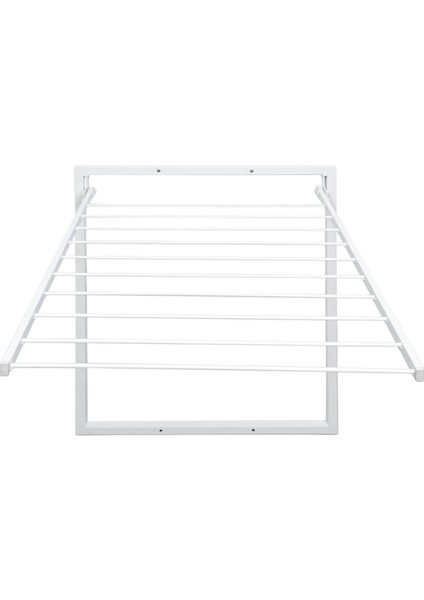 Duvara Monte Katlanabilir Ergonomik Çamaşır Havlu Kurutma Askılık 11 Paslanmaz Çelik Çubuk 70 x 60 cm