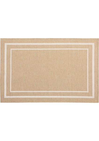 Katerını Halı Bordürlü Açık Bej 160X230