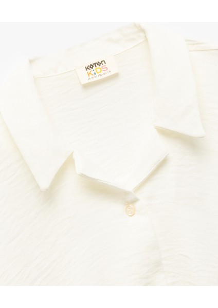 Kısa Kollu Önden Bağlamalı Crop Gömlek modelleri