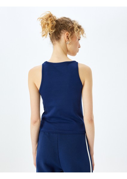 Slim Fit Bisiklet Yaka Basic Kolsuz Kadın Atlet fırsatları