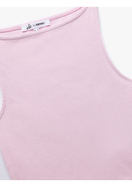 Kayık Yaka Kolsuz Kaşkorse Crop Üst modelleri