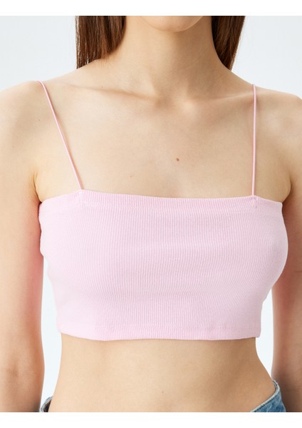 Fitilli Ip Askılı Slim Fit Crop Kadın Atlet indirimleri