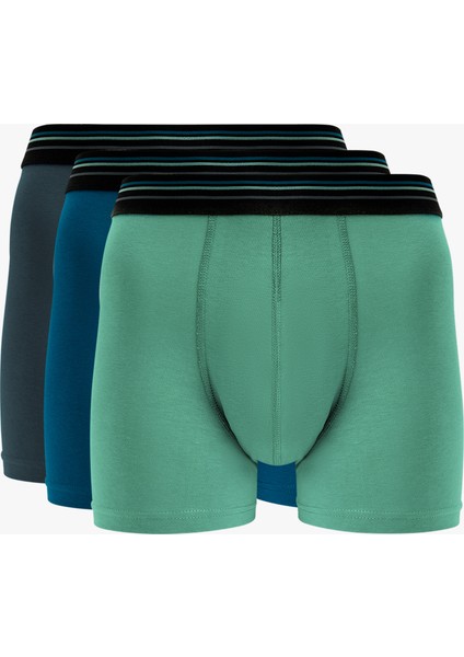 Pamuklu Oversize Erkek 3'lü Boxer Seti