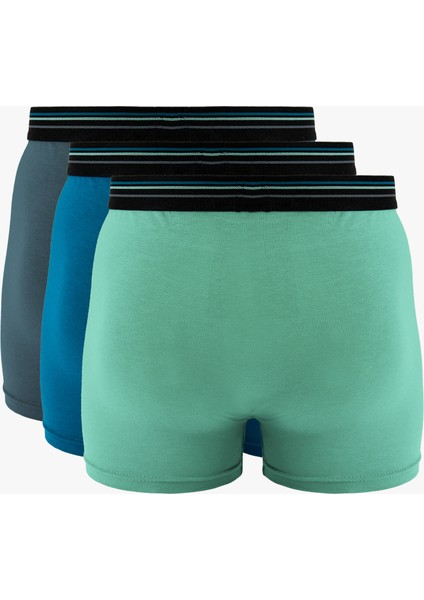 Pamuklu Oversize Erkek 3'lü Boxer Seti fiyatları