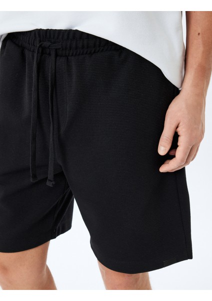 Cep Detaylı Bermuda Beli Bağcıklı Şort indirimleri