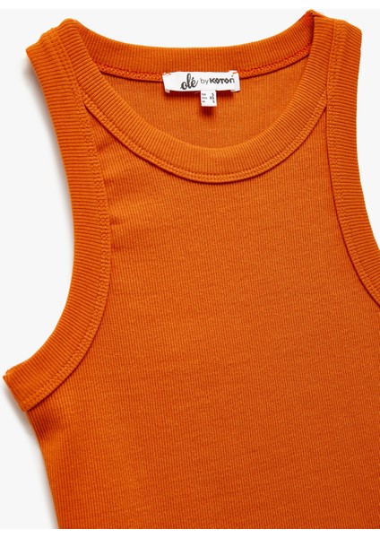 Pamuklu Dar Kesim Kaşkorse Kolsuz Basic Halter Yaka Atlet modelleri