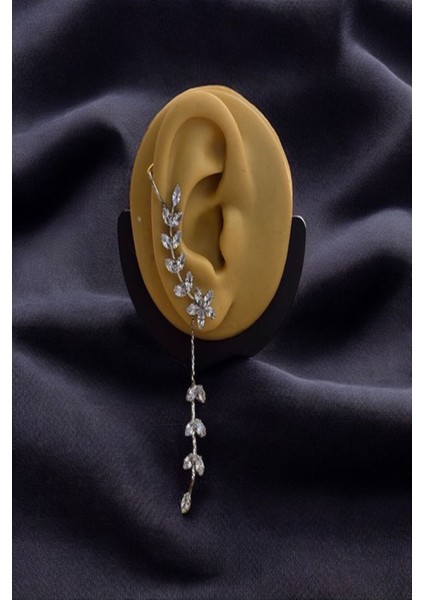 Earcuff Sallantılı Zirkon Taş