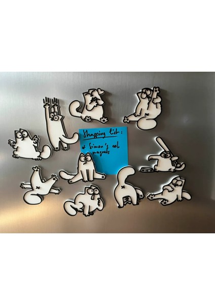 Simon's Cat Buzdolabı Mıknatısları V2 P_965802