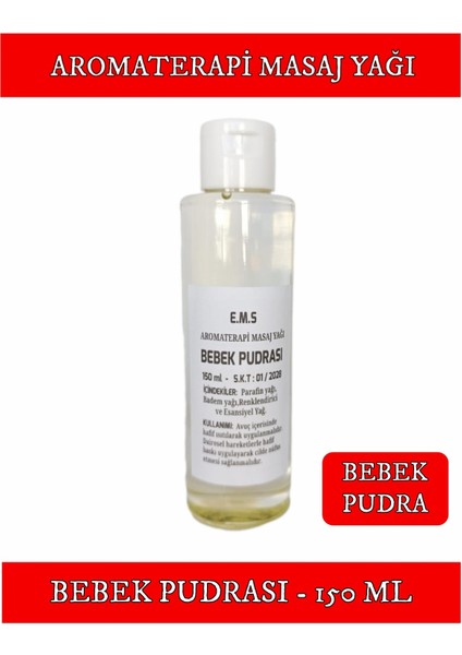 Bebek Pudrası Masaj Yağı 150 ml Aromaterapi Masaj Yağı