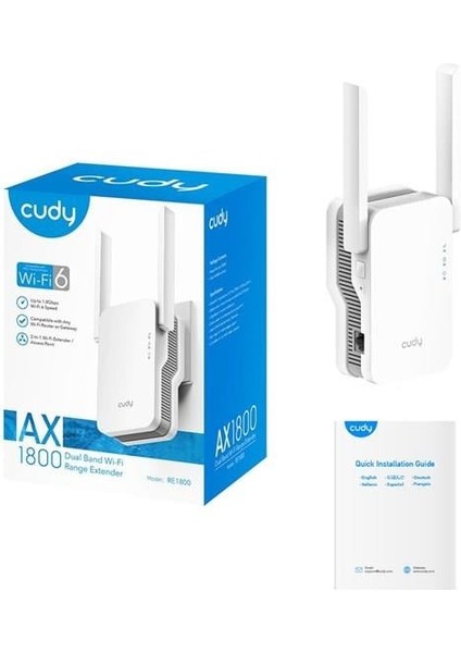RE1800 AX1800 Dual Band Mesafe Genişletici Priz Tipi indirimleri