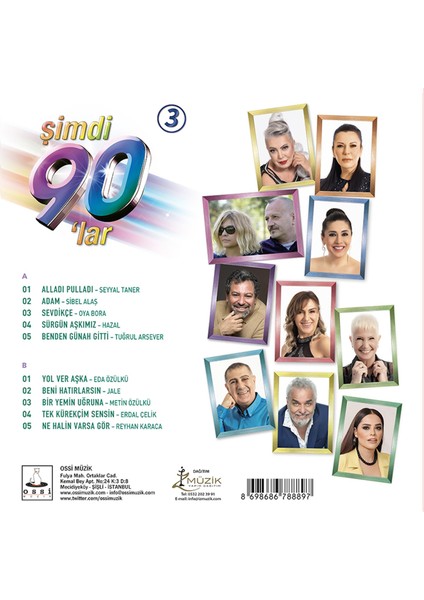 Şimdi 90' Lar Vol.3 (Plak)