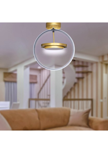 Vega LED Avize Modern Enerji Tasarruflu Siyah-Eskitme Detaylı Oturma Odası Hol Giyinme Odası Mutfak fiyatları
