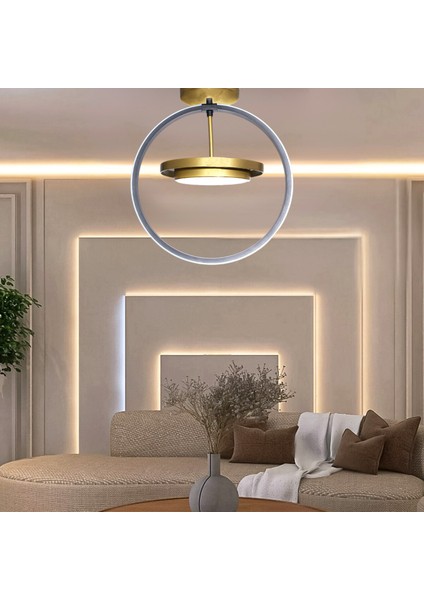 Vega LED Avize Modern Enerji Tasarruflu Siyah-Eskitme Detaylı Oturma Odası Hol Giyinme Odası Mutfak modelleri