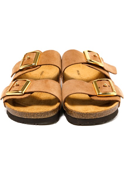 Kadın Terlik 17D8 Frau Velour-S Terra (Brown) modelleri