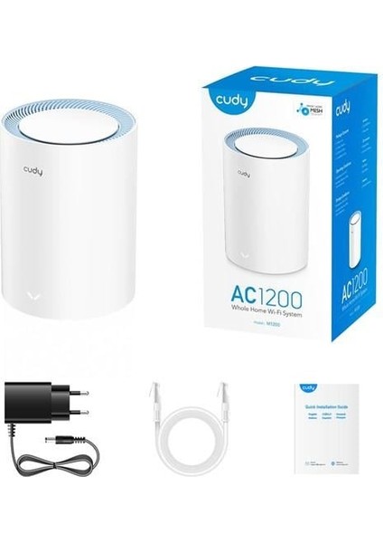 M1200 AC1200 Dual Band Ev Ofis Tipi Mesh Router fırsatları