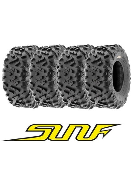 Set 19X7-8 ve 18X9.5-8 A051 Power Iı 6 Kat Atv Ön Arka Takım Lastik