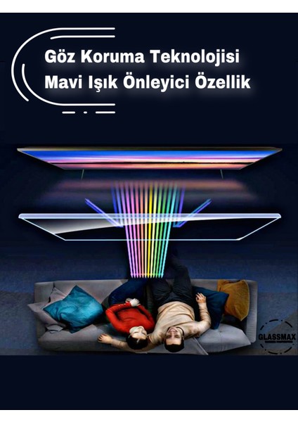 Toshiba 55UL2063DB Uyumlu 55" Inç 140 Ekran Tv Ekran Koruyucu