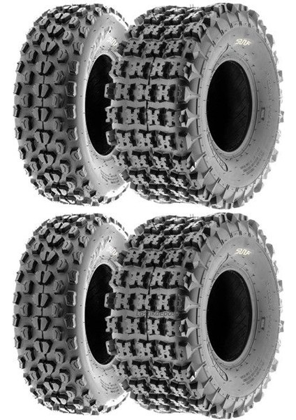 Set 21X7-10 ve 20X10-10 A017 - A027 6kat Atv Lastik Takımı Ön-Arka