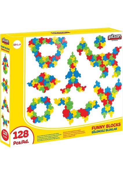 Nessiworld Eğlenceli Bloklar 128 Parça