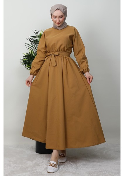 Mevlana Trikoton Elbise Sütlükahve fiyatları