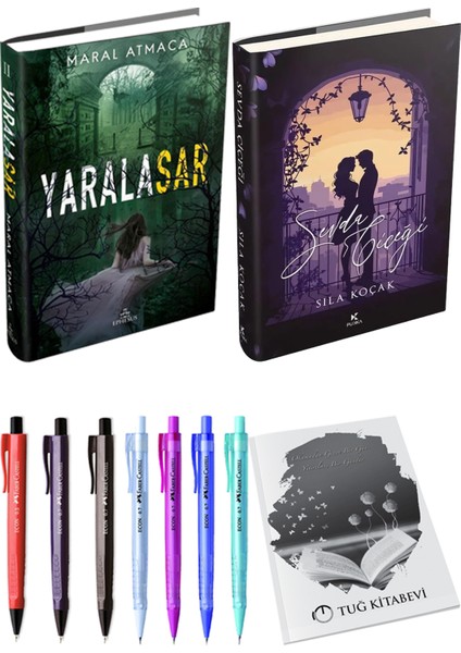 Sevda Çiçeği (Ciltli) ve Yaralasar 2 (Ciltli) (2'li Set)