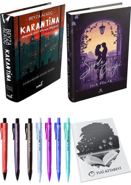Sevda Çiçeği (Ciltli) ve Karantina 2 (Ciltli) (2'li Set)