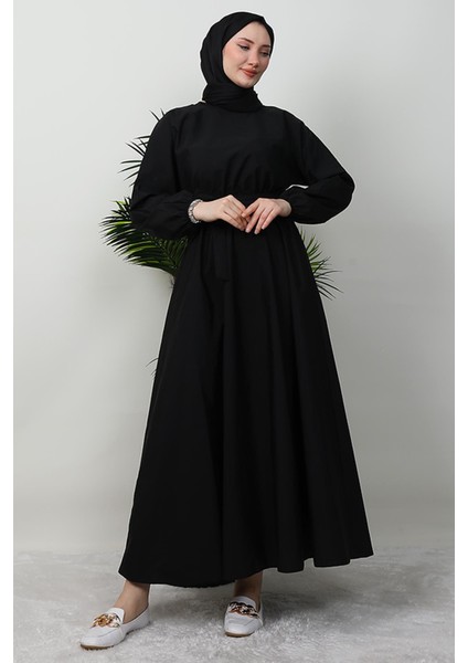 Mevlana Trikoton Elbise Siyah fırsatları