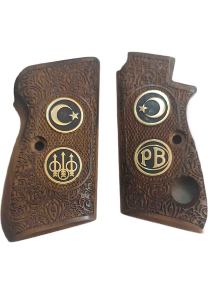 Beretta Mod 70 Tek Düğmeli Beretta Ahşap Kabze
