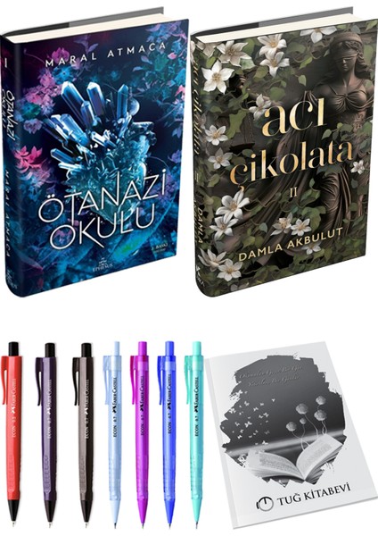 Acı Çikolata 2 (Ciltli) ve Ötanazi Okulu 1 (Ciltli) (2'li Set)