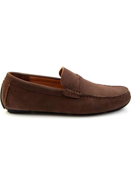 Kahve Leather Erkek Loafer Ayakkabı E01547007801