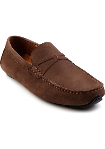 Kahve Leather Erkek Loafer Ayakkabı E01547007801