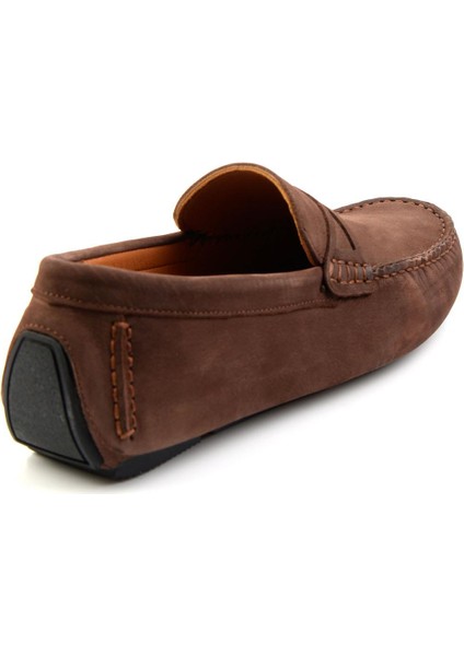 Kahve Leather Erkek Loafer Ayakkabı E01547007801