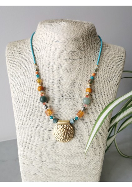Özel Tasarım Etnik Kolye Kadın