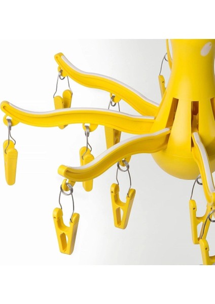 Ahtapot Askılık Ikea Askılık Kurutmalık 16 Mandallı Çamaşır Kurutması Sarı Renk Plastik fırsatları