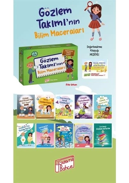 Gizemli Bahçe Gözlem Takımının Bilim Maceraları (64 Sayfa'lık)