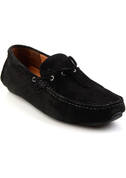 Siyah Leather Erkek Loafer Ayakkabı E01547070102