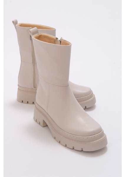 VUSY Bej Kalın Taban Kadın Bot fiyatları