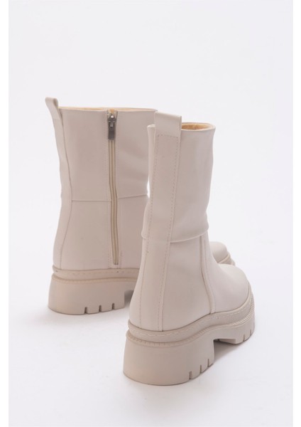 VUSY Bej Kalın Taban Kadın Bot fırsatları
