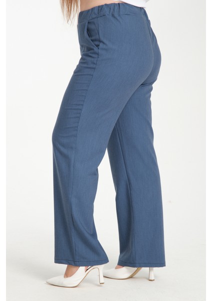Ipek Kot Pantolon Beli Lastikli