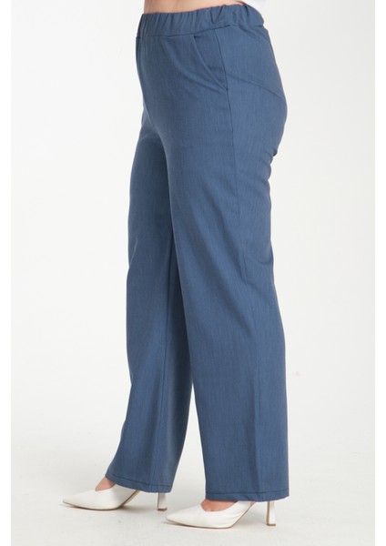 Ipek Kot Pantolon Beli Lastikli