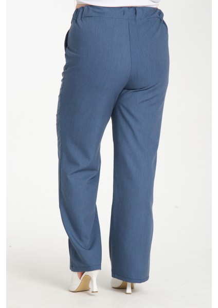 Ipek Kot Pantolon Beli Lastikli