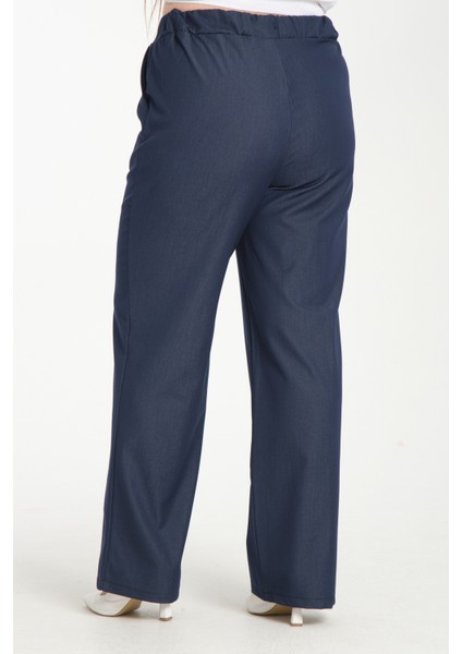 Ipek Kot Pantolon Beli Lastikli