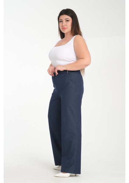 Ipek Kot Pantolon Beli Lastikli