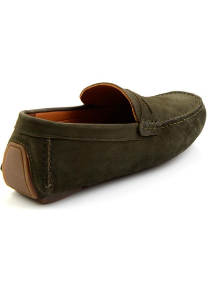 Yeşil Leather Erkek Loafer Ayakkabı E01547007801