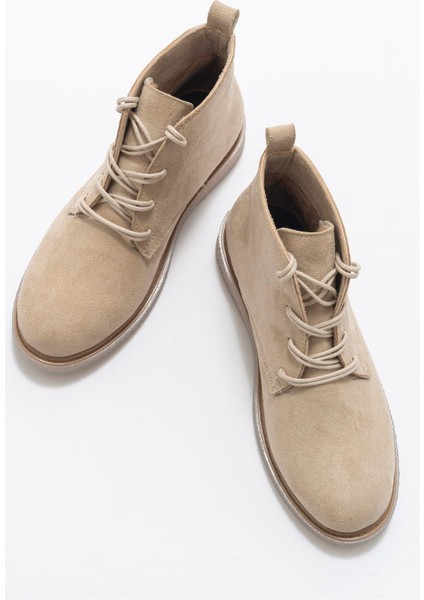 Moss Bej Süet Kadın Bot