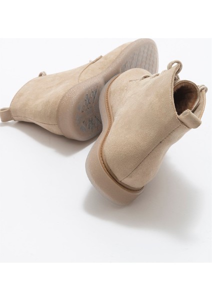 Moss Bej Süet Kadın Bot